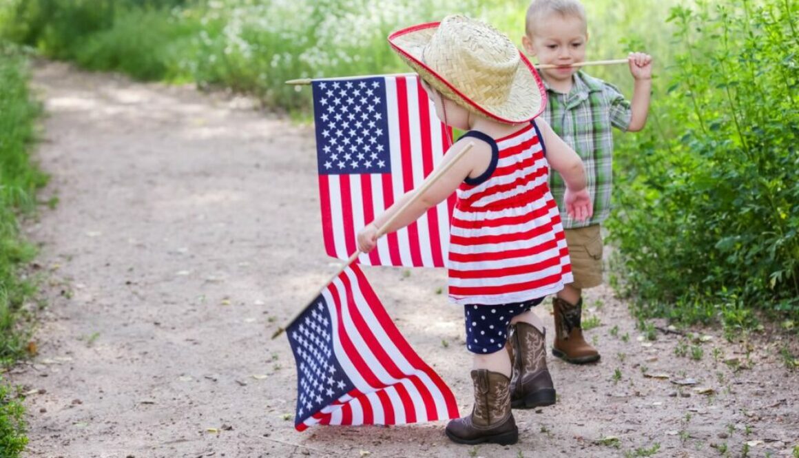 Cute little toddlers in daycare park