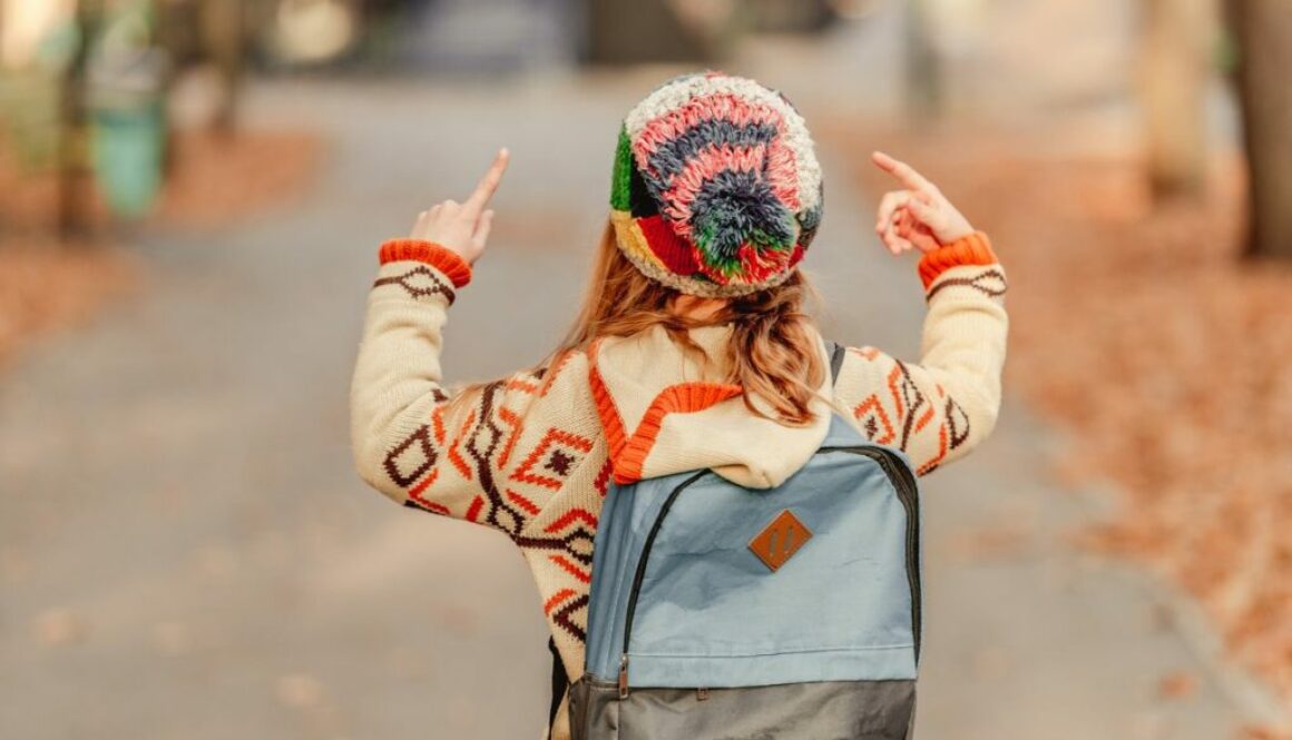 Daycare child going to school
